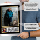 Jamie Webster Portrait Printed Signed Poster Print – Autograph Style Indie Rock Singer Wall Art – Music Memorabilia Collectible