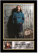 Jamie Webster Portrait Printed Signed Poster Print – Autograph Style Indie Rock Singer Wall Art – Music Memorabilia Collectible