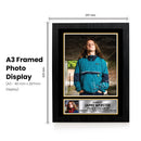 Jamie Webster Portrait Printed Signed Poster Print – Autograph Style Indie Rock Singer Wall Art – UK Music Memorabilia Collectible