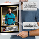 Jamie Webster Portrait Printed Signed Poster Print – Autograph Style Indie Rock Singer Wall Art – UK Music Memorabilia Collectible