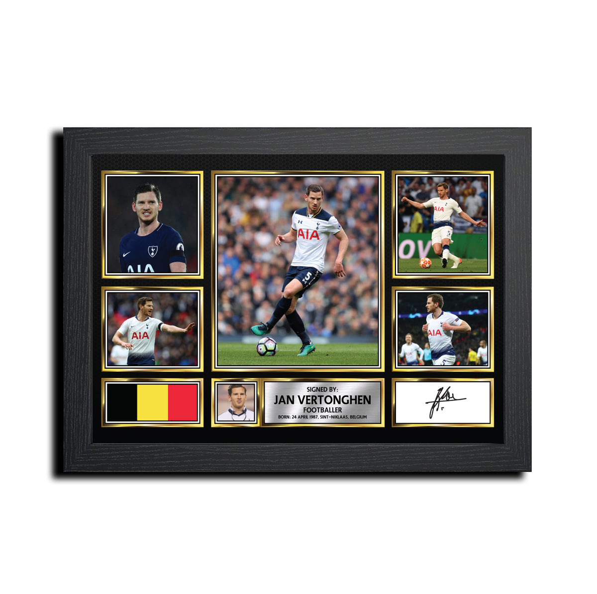 JAN VERTONGHEN Football Gift MC1610 Printed Signature Star Poster Print Wall Art Gift – Jan Vertonghen Football Gift MC1610 Printed Signature Star Poster Print Wall