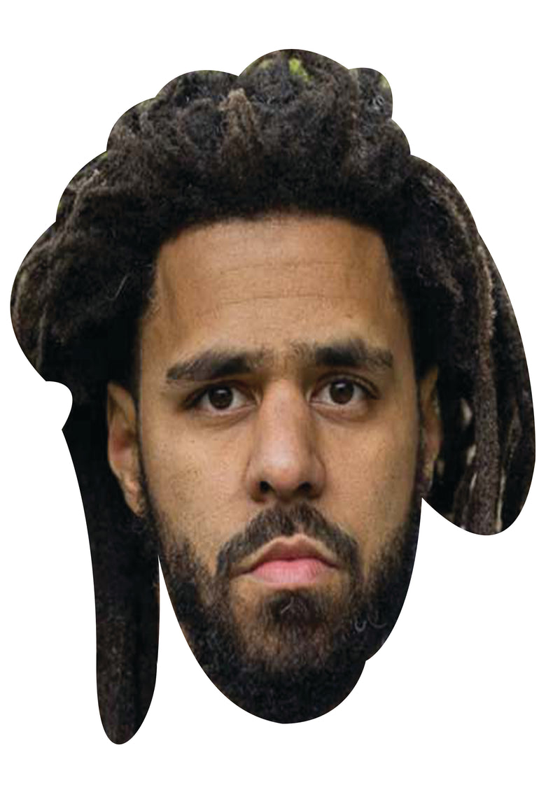 J Cole Celebrity Face Mask Fancy Dress Cardboard Costume Mask