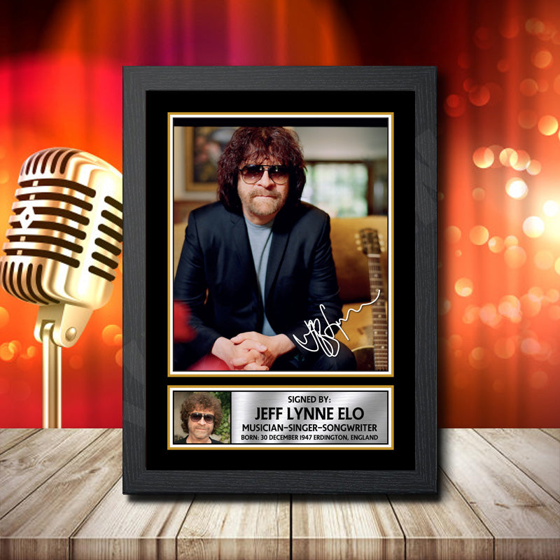 Jeff Lynne Elo 2 – Printed Signature Music Star Print – Jeff Lynne Elo 2