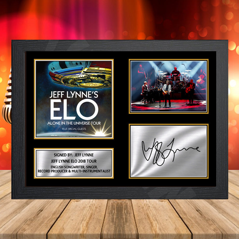 Jeff Lynne Elo 2018 Tour 2 – Printed Signature Music-Landscape Star Print – Jeff Lynne Elo 2018 Tour 2