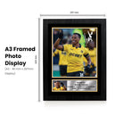 Jhon Arias Printed Autograph Poster – Wolverhampton Wanderers & Colombia Football Star Wall Art – Soccer Player Memorabilia Poster Print
