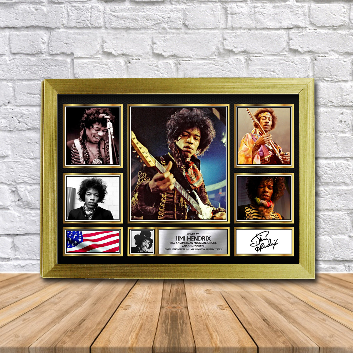 Jimi Hendrix 2 Music Gift Framed Printed Signature Star Poster Print Wall Art Gift – Jimi Hendrix 2 Music Gift Framed Printed Signature Star Poster Print Wall Art