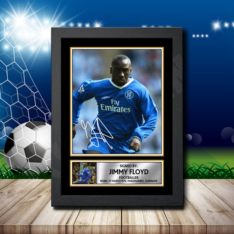 Jimmy Floyd 2 Printed Signature Footballers Star Poster Print Framed Wall Art Gift – Jimmy Floyd 2 Printed Signature Footballers Star Poster Print