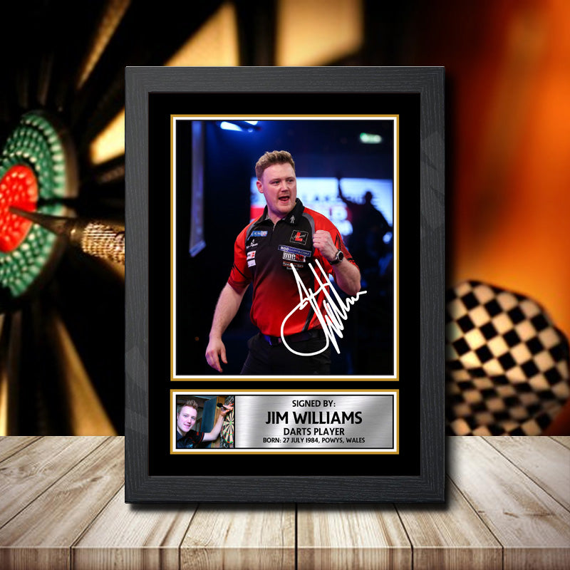 Jim Williams Printed Signature Darts Star Poster Print Framed Wall Art Gift – Jim Williams Printed Signature Darts Star Poster Print