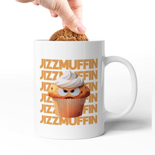 Rude Swear Word Printed Mug Design - J*ZZMUFFIN (3 Colours)