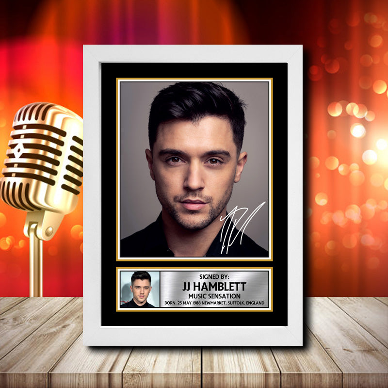 Jj Hamblett 1 – Printed Signature Music Star Print – Jj Hamblett 1