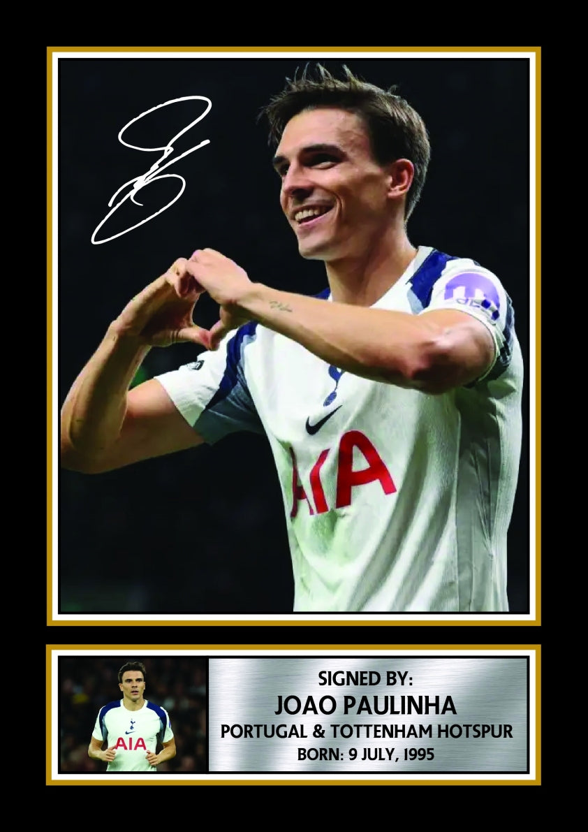 Joao Palhinha Tottenham Footballer Printed Signature Print – joao Palhinha printed signature poster