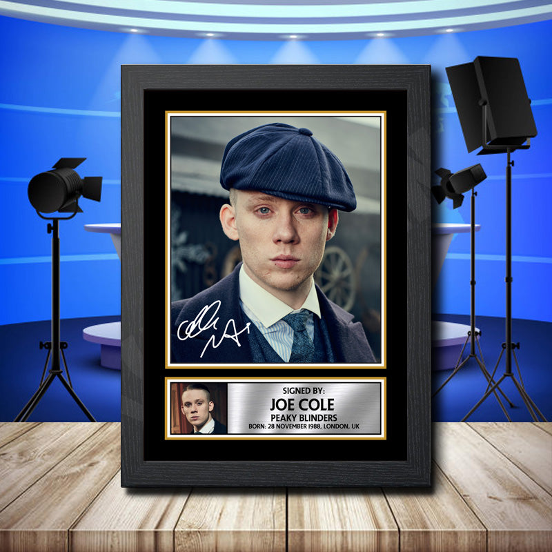 Joe Cole 1 Printed Signature Television Star Poster Print Framed Wall Art Gift – Joe Cole 1 Printed Signature Television Star Poster Print