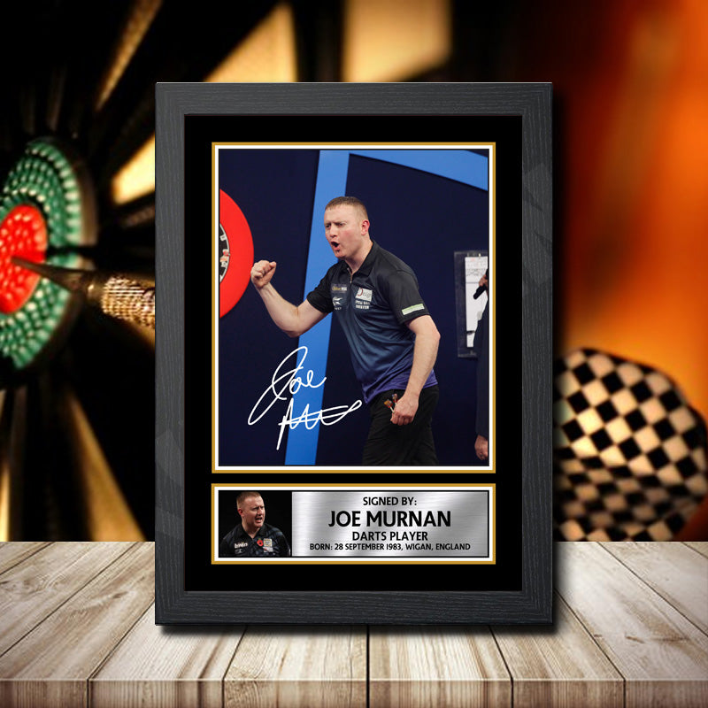 Joe Murnan Printed Signature Darts Star Poster Print Framed Wall Art Gift – Joe Murnan Printed Signature Darts Star Poster Print