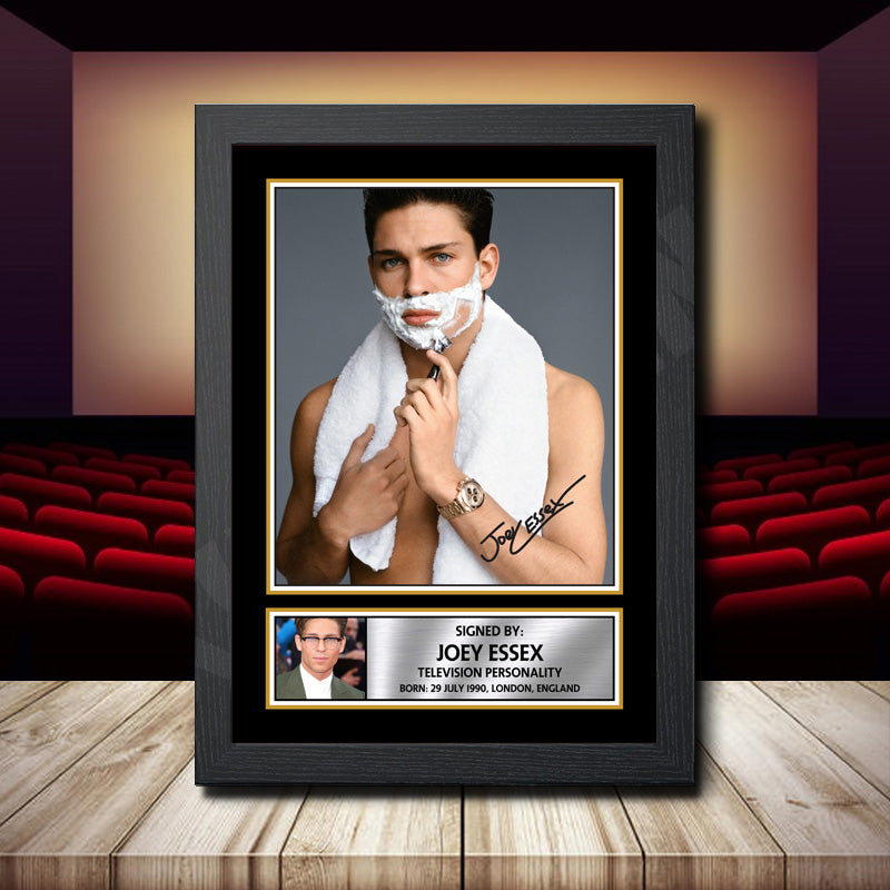 Joey Essex 2 Printed Signature Movie Star Poster Print Framed Wall Art Gift – Joey Essex 2 Printed Signature Movie Star Poster Print