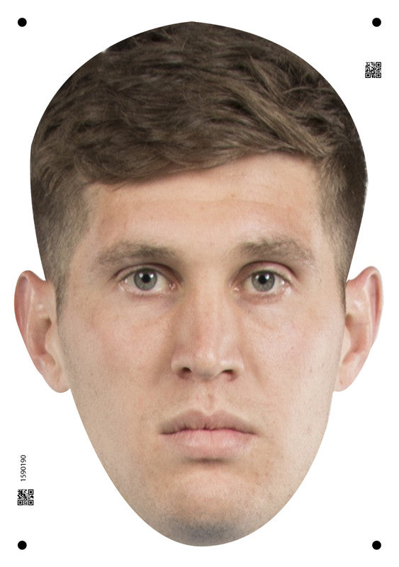 John Stones England Euros 2024 Celebrity Face Mask Fancy Dress - High-Quality Cardboard Masks for Any Occasion