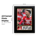 Jonny Howson Middlesbrough FC Signed Autographed Portrait Poster Print – Football Memorabilia Gift for Fans & Collectors