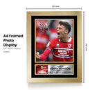 Jonny Howson Middlesbrough FC Signed Autographed Portrait Poster Print – Football Memorabilia Gift for Fans & Collectors