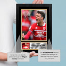 Jonny Howson Middlesbrough FC Signed Autographed Portrait Poster Print – Football Memorabilia Gift for Fans & Collectors