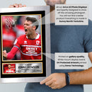 Jonny Howson Middlesbrough FC Signed Autographed Portrait Poster Print – Football Memorabilia Gift for Fans & Collectors