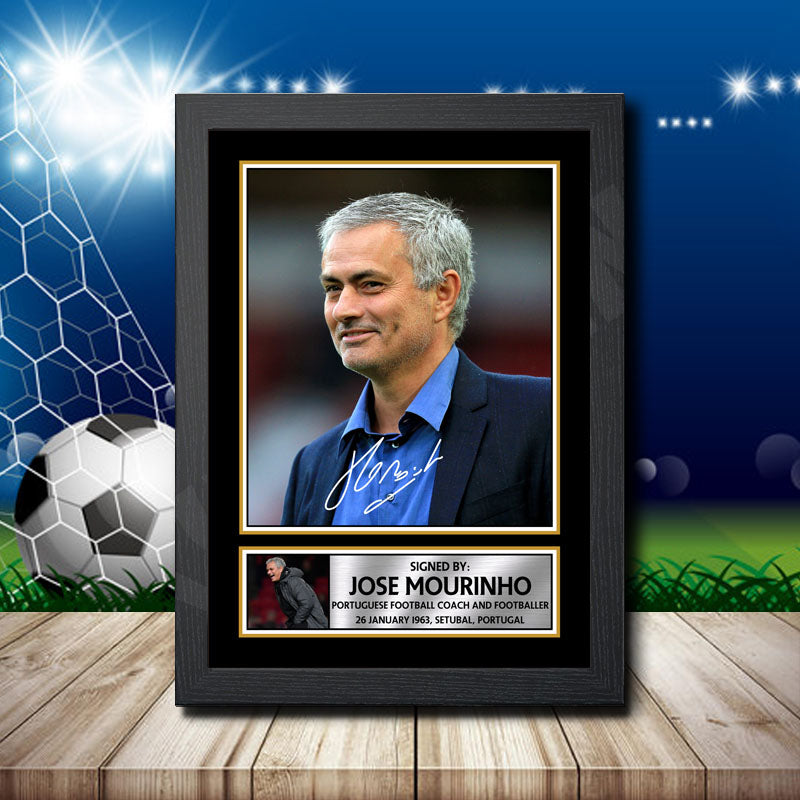 Jose Mourinho 2 Printed Signature Footballers Star Poster Print Framed Wall Art Gift – Jose Mourinho 2 Printed Signature Footballers Star Poster Print