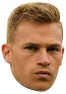 Joshua Kimmich Face Mask – Germany Football Star Inspired Card Face Mask, Soccer Fan Party Accessory, Sports Supporter Prop, Football Gift