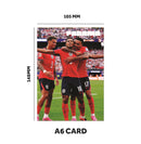 Jude Bellingham England 2026 World Cup Goal Celebration Poster Pack – Set of 6 Premium Football Prints – Soccer Wall Art – England Fan Gift