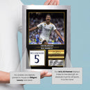 Jude Bellingham Real Madrid Signed Poster Print – Real Madrid CF Football Wall Art – Printed Autograph Soccer Memorabilia – La Liga Fan Gift & Bedroom Decor