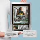 Jurassic World: Rebirth Printed Autograph Poster – Scarlett Johansson Movie Poster – Dinosaur Adventure Film Wall Art