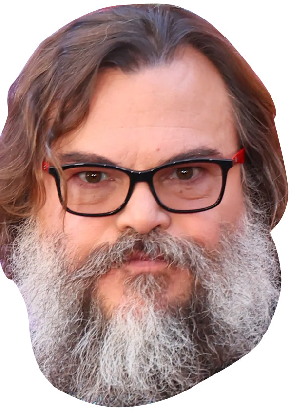 Jack Black 2023 Celebrity Face Mask Fancy Dress Cardboard Costume Mask