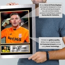 Jack Butland Signed Autograph Poster Print – Rangers FC Wall Art – Football Gift for Fans & Collectors