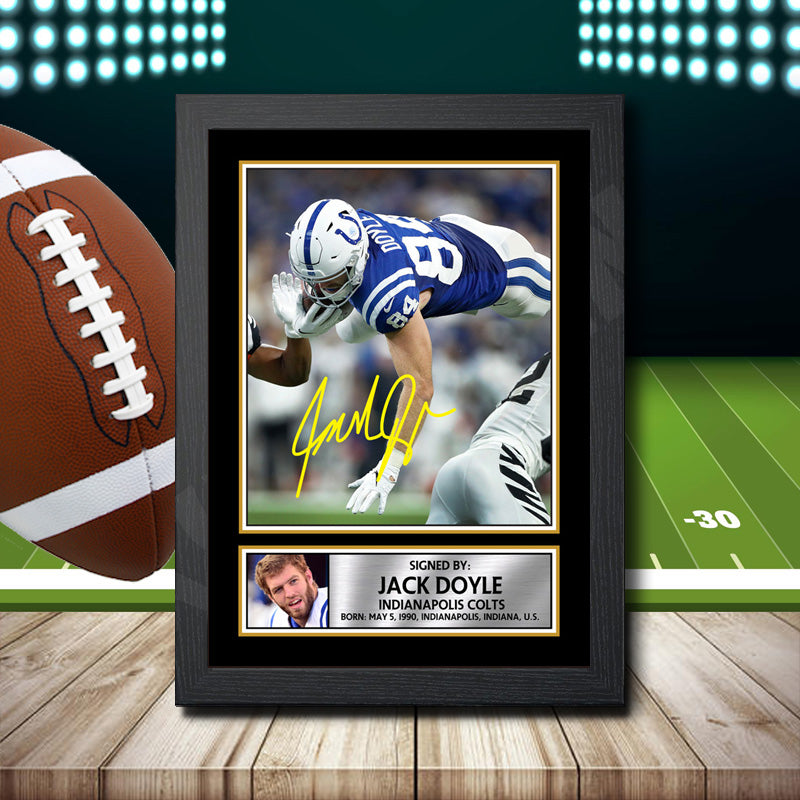 Jack Doyle 2 – Printed Signature NFL Star Print – Jack Doyle 2