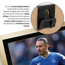 Jack Grealish Printed Signed Poster – Everton FC & England Midfielder Tribute Wall Art with Jersey & Bio Plaque – Premier League Football Memorabilia for Fans & Collectors