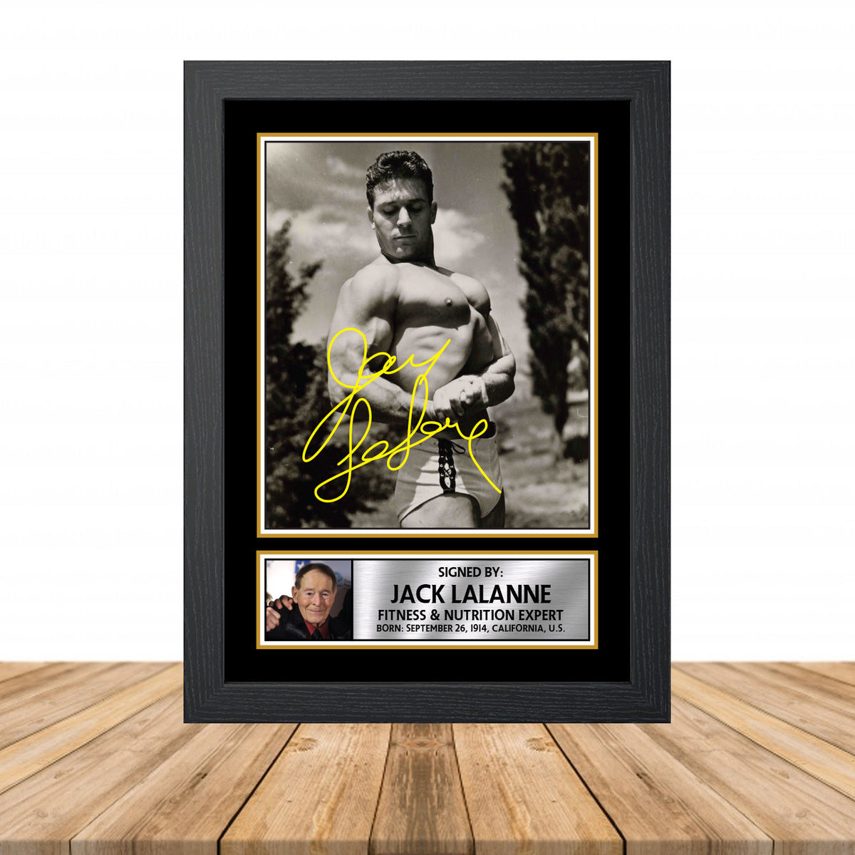 Jack LaLanne M855 Television Printed Signature Poster Print Gift