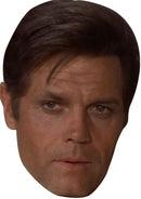 Jack Lord Face Mask Fancy Dress Cardboard Costume Mask