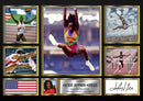 Jackie Joyner-Kersee Olympians Framed Autographed Print - Limited Edition Autograph Fan Gift – Collectible Memorabilia Merchandise