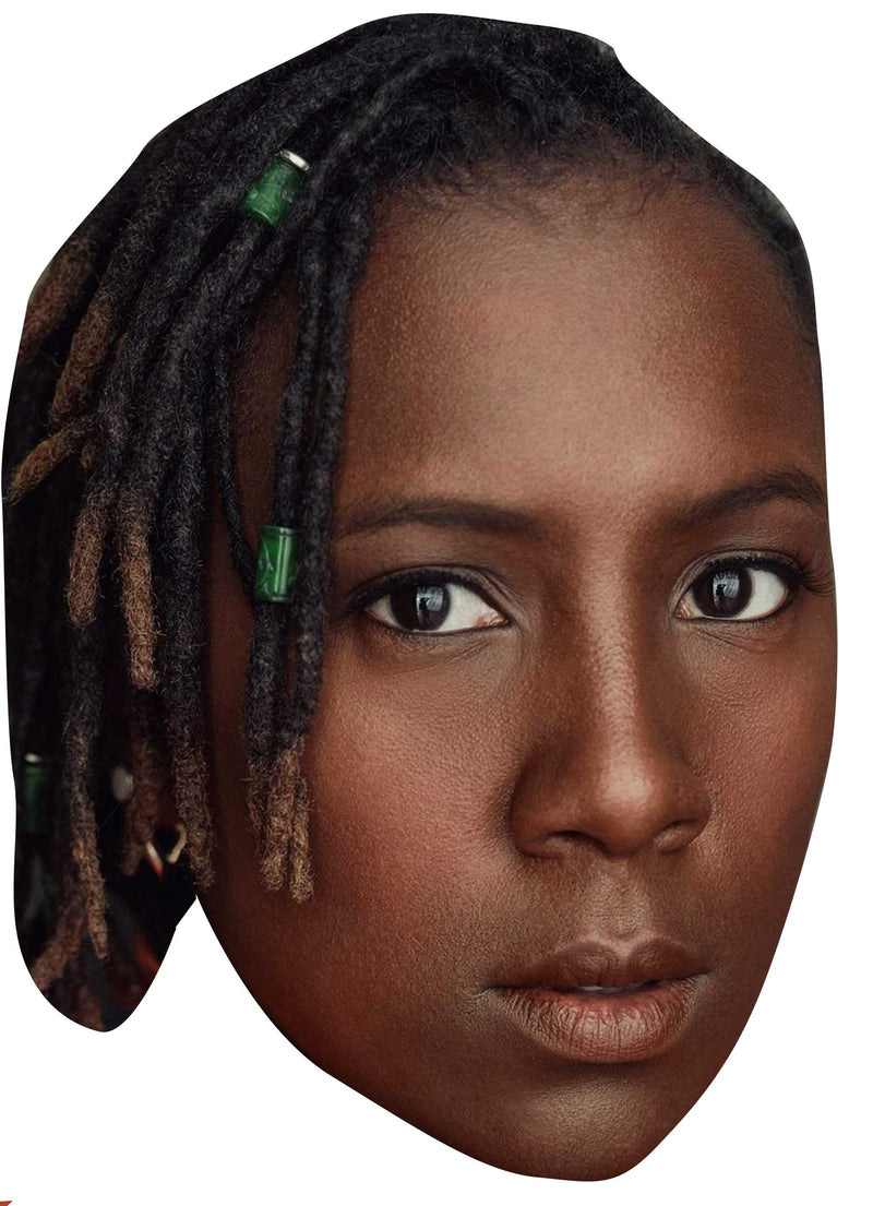 Jade Anouka Celebrity Face Mask Fancy Dress Cardboard Costume Mask