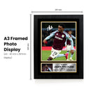 Jaden Philogene Signed Autograph Poster Print – Aston Villa F.C. – English Football Memorabilia – Gift for Fans & Collectors