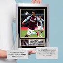 Jaden Philogene Signed Autograph Poster Print – Aston Villa F.C. – English Football Memorabilia – Gift for Fans & Collectors
