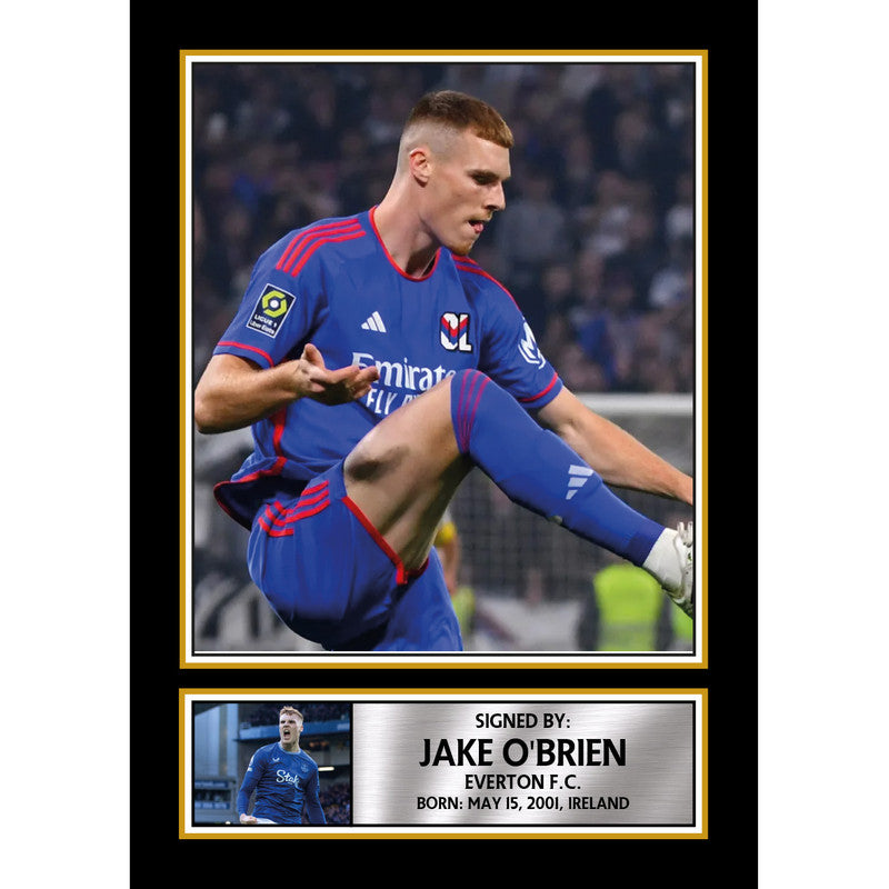 Jake O'Brien Printed Signature Poster Print