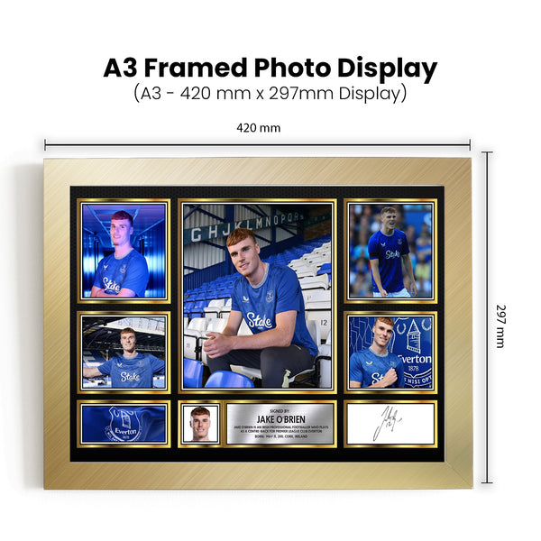Jake O'Brien Printed Signature Football Poster Print