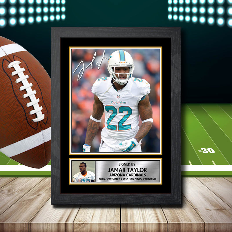 Jamar Taylor 2 – Printed Signature NFL Star Print – Jamar Taylor 2