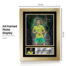 James Maddison Norwich City & Tottenham Hotspur Signed Autographed Portrait Poster Print – Football Memorabilia Wall Art for Fans & Collectors