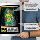 James Maddison Norwich City & Tottenham Hotspur Signed Autographed Portrait Poster Print – Football Memorabilia Wall Art for Fans & Collectors