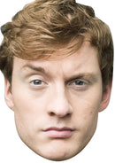 James Acaster Face Mask Fancy Dress Cardboard Costume Mask