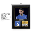 James Tarkowski Signed Football Memorabilia – Framed Autograph Display with Everton & England Tribute – Collector’s Gift