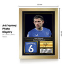 James Tarkowski Signed Football Memorabilia – Framed Autograph Display with Everton & England Tribute – Collector’s Gift