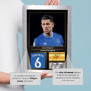 James Tarkowski Signed Football Memorabilia – Framed Autograph Display with Everton & England Tribute – Collector’s Gift