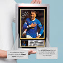 James Tavernier Signed Autograph Poster Print – Rangers FC Captain Wall Art – Gift for Football Fans