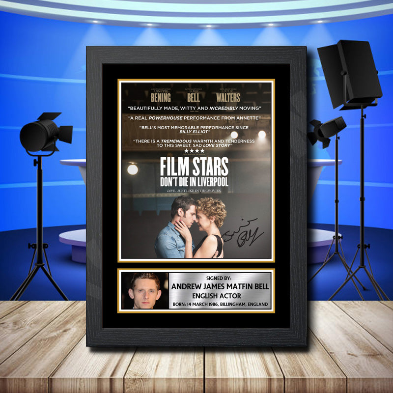 Jamie Bell 1 Printed Signature Television Star Poster Print Framed Wall Art Gift – Jamie Bell 1 Printed Signature Television Star Poster Print