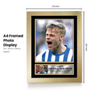 Jan Paul van Hecke Signed Autographed Poster Print – Brighton & Hove Albion FC & Netherlands Football Memorabilia – Gift for Fans & Collectors